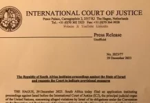 Support South Africa’s case against Israel at the ICJ